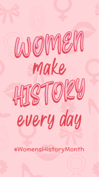 Women Make History Instagram Story