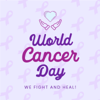 Worldwide Cancer Fight Instagram Post