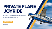 Private Plane Joyride YouTube Video