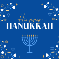 Hanukkah Instagram Post example 3