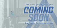 Coming Soon Fitness Gym Teaser Twitter Post