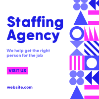 Awesome Staffing Instagram Post Design