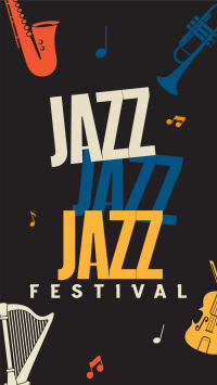 Jazz Festival Facebook Story Design