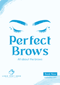 Perfect Beauty Brows Poster