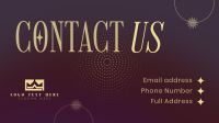 Dainty & Elegant Contact Us Facebook Event Cover