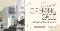 Salon Opening Discounts Facebook Ad