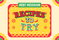 Mexican Recipes to Try Pinterest Cover