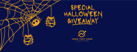 Spooky Web Giveaway Facebook Cover