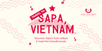 Travel to Vietnam Twitter Post