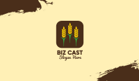 Corn Grain Mobile App Business Card