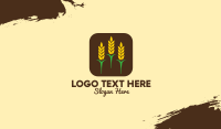 Corn Grain Mobile App Business Card