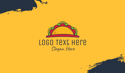 Taco Mexican Restaurant Business Card Image Preview
