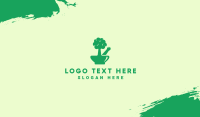 Green Tree Mortar & Pestle Business Card