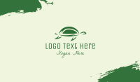 Simple Green Turtle Business Card Design