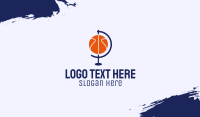 Basketball Globe  Business Card Design
