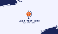 Basketball Globe  Business Card