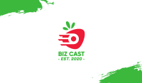 Fast Fruit Delivery Business Card