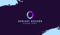 Stylish Letter O  Business Card Image Preview