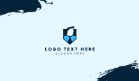 Professional Employee Shield Business Card