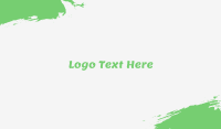 Modern Green Cool Wordmark Business Card Design
