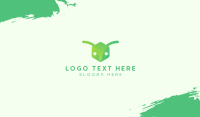 Green Gradient Ant Business Card