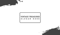 Vintage Letter Plate  Business Card Image Preview