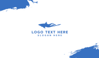 Blue Wild Shark Business Card