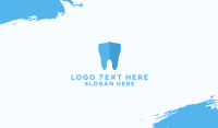 Dental Tooth Shield Business Card Design