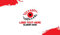 Virtual Red Eye Business Card