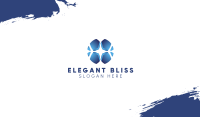 Blue Cross Mosaic Business Card