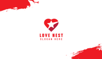 Heart Star Business Card Image Preview