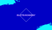 Blue DJ Neon Vaporwave Business Card