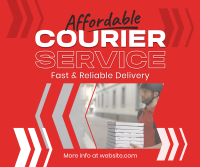 Courier Shipping Service Facebook Post