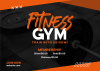 Fitness Gym Postcard