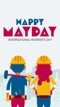 May Day Workers Event Facebook Story