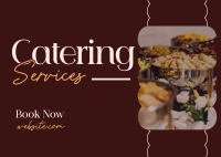 Delicious Catering Services Postcard