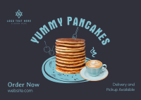 Delicious Breakfast Pancake  Postcard