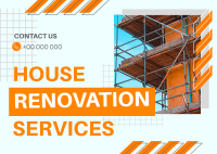 Generic Renovation Services Postcard