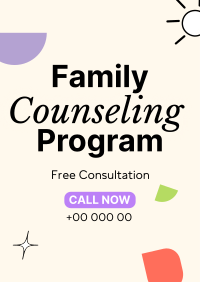 Family Counseling Flyer