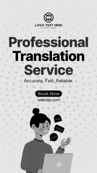 Professional Translation Service Facebook Story