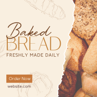 Baked Bread Bakery Instagram Post Image Preview