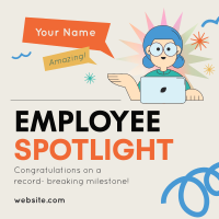 Employee Milestone Spotlight Instagram Post Image Preview