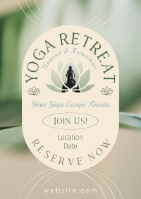 Yoga Retreat Day Poster