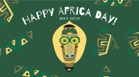 African Mask Facebook Event Cover