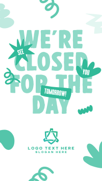 We're Closed Today Instagram Story