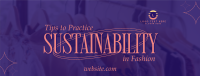 Sustainable Fashion Tips Facebook Cover