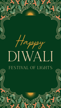 Elegant Diwali Frame YouTube Short