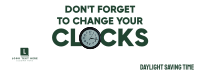 Change Your Clocks Reminder Facebook Cover