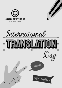 Cutesy Translation Day Flyer