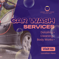 Carwash Auto Detailing Linkedin Post